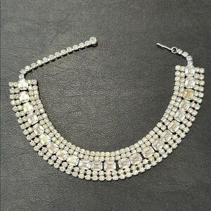 Prong Set Rhinestone Vintage Necklace